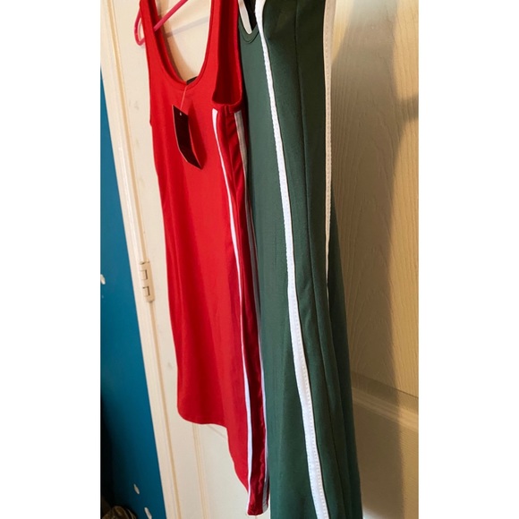 Bundle Bodycon 2 Stripe mini sport tank dress - Picture 4 of 9